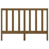 Hoofdbord 126x4x100 cm massief grenenhout honingbruin - thumbnail