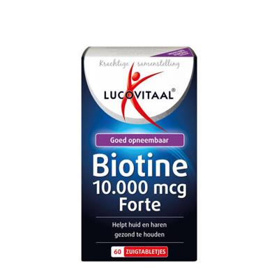 Lucovitaal Biotine 10.000 mcg Forte Zuigtabletten Lucovitaal Biotine 10.000 mcg Forte Zuigtabletten
