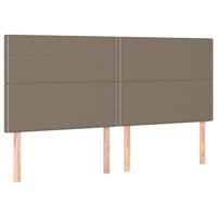Bedframe zonder matras stof taupe 180x200 cm - thumbnail