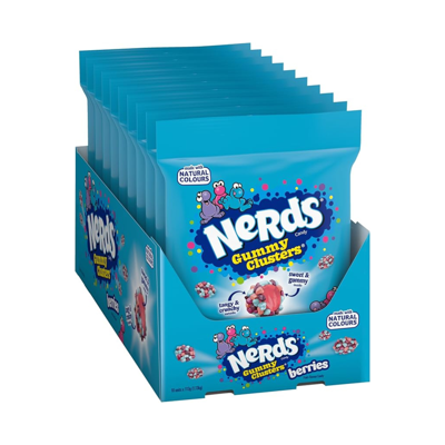 Nerds gummy clusters berries zakje (10x113 gram)