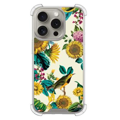 iPhone 15 Pro shockproof hoesje - Sunflowers iPhone 15 Pro shockproof hoesje - Sunflowers