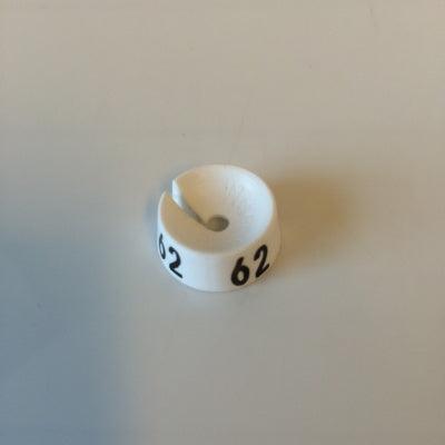 MB wit/zwart 62 voor op kledinghanger