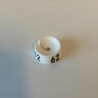 MB wit/zwart 62 voor op kledinghanger - thumbnail