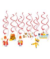 Hangdecoratie Swirls Welkom Sint & Piet Vigo (12st) - thumbnail