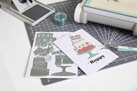 Sizzix • clear stamps set good vibes nr4 12pieces - thumbnail