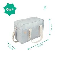 Badabulle Bowling luiertas - Grote capaciteit 20L - Inclusief aankleedkussen en kinderwagenbevestigingen, Grijs - thumbnail