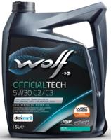 Wolf motorolie "officialtech c2 / c3". motoroil 5w30 5l officialtech c2/c3 - thumbnail