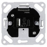 PEHA by Honeywell 971403 Wandcontactdoos met USB Inzetstuk 1 stuk(s) - thumbnail