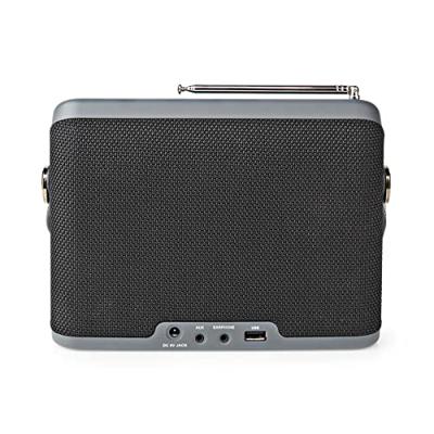 DAB+ Radio | Tafelmodel | DAB+ / FM | 2.4 " | Kleurenscherm | Batterij Gevoed / Netvoeding | Digitaal | 24 W | Bluetooth® | Koptelefoonoutput | Wekker | Slaaptimer | Handgreep | Zwart DAB+ Radio | Tafelmodel | DAB+ / FM | 2.4 " | Kleurenscherm | Batterij Gevoed / Netvoeding | Digitaal | 24 W | Bluetooth® | Koptelefoonoutput | Wekker | Slaaptimer | Handgreep | Zwart