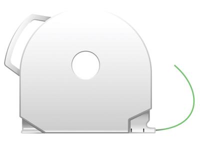 3D Systems CubePro filament ABS cartridge Glow in the Dark groen (origineel)