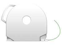 3D Systems CubePro filament ABS cartridge Glow in the Dark groen (origineel) - thumbnail
