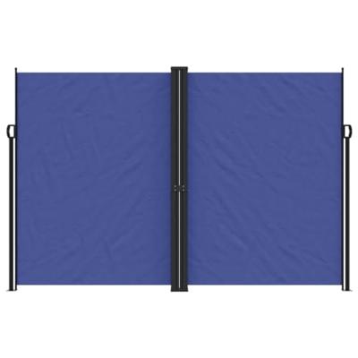 Windscherm uittrekbaar 220x1000 cm blauw
