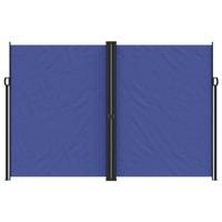 Windscherm uittrekbaar 220x1000 cm blauw - thumbnail