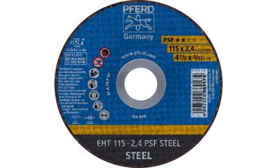 PFERD TOOLS EHT 115-2,4 PSF STEEL 61730026 Doorslijpschijf recht 115 mm 25 stuk(s) Staal PFERD TOOLS EHT 115-2,4 PSF STEEL 61730026 Doorslijpschijf recht 115 mm 25 stuk(s) Staal