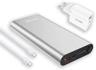 RealPower REALPOWER PB-20000 PD Pro Powerbank 20.000 mAh Zilver RealPower REALPOWER PB-20000 PD Pro Powerbank 20.000 mAh Zilver