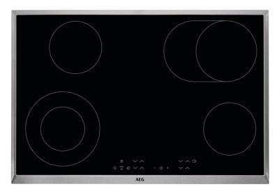AEG 3000 Radiant Hob - vitrokeramische kookplaat, 80 cm HK834060XB