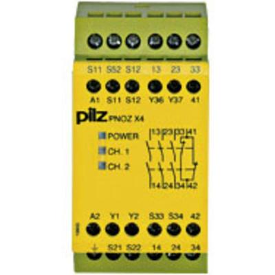 PILZ PNOZ X4 230VAC 3n/o 1n/c Veiligheidsschakelapparaat Voedingsspanning (num): 230 V/AC 3x NO, 1x NC (b x h x d) 45 x 87 x 121 mm 1 stuk(s) PILZ PNOZ X4 230VAC 3n/o 1n/c Veiligheidsschakelapparaat Voedingsspanning (num): 230 V/AC 3x NO, 1x NC (b x h x d) 45 x 87 x 121 mm 1 stuk(s)