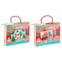 Grafix Kerstpuzzel, 30st. - thumbnail