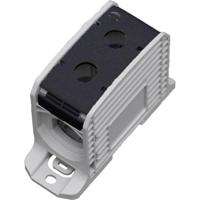 HoraeTec 087910-4-3 Serieklem PA Grijs-wit (RAL 7035), Zwart 1-polig 420 A, 340 A 600 V Geleidertype: L - thumbnail