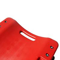 Ergonomisch gevormde Monteursbed Rood 90x40x10cm - thumbnail