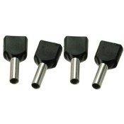 Twin Adereindhulzen 2x1,5 mm2 Zwart 500 Stuks - thumbnail