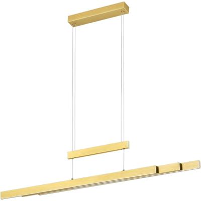 LED Hanglamp 54W - Aanpasbare Lichtkleur - Rechthoekig Design - Mat Goud