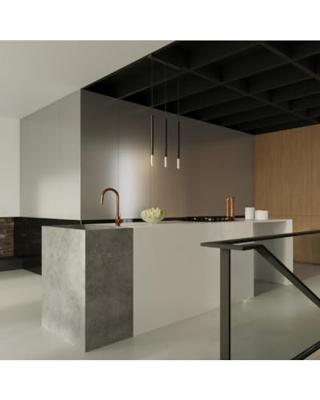 Hanglamp MOZAICA 3P zwart/chroom