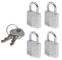 Master Lock P55992 Hangslot Gelijksluitend Zilver Sleutelslot - thumbnail