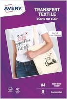 T-shirt transfer Avery C9405-8 A4 8 vel - thumbnail
