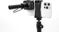 IK Multimedia iRig Mic Video Cameramicrofoon Dasspeld Zendmethode:Kabelgebonden Incl. klem, Incl. kabel USB Kabelgebonden - thumbnail