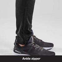 Craft 1905613 Progress Pant M - Black/White - XL - thumbnail