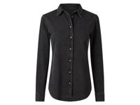 esmara Denim dames blouse (Zwart, 44) - thumbnail