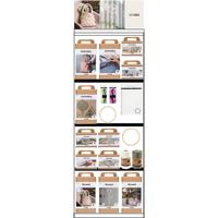 Creativ Company Vloerdisplay, gemonteerd, category, macramé/borduurwerk, volwassene, h: 1580 mm, l: 600 mm, b: 400 mm, 142 eenh./ 1 stuk - thumbnail