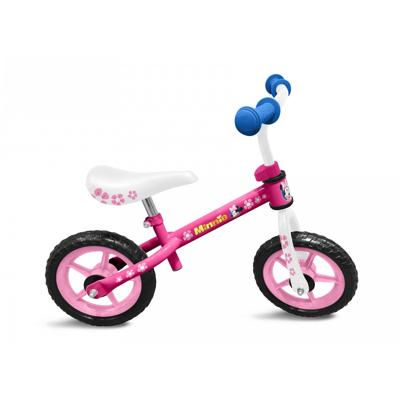 Disney loopfiets minnie mouse - loopfiets - meisjes - roze;wit - 10 inch