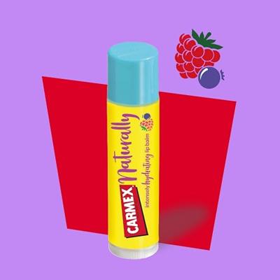 Vochtinbrengende Balsem Carmex Hi Anti-Age Transparant Rode Vruchten Stick Limpplump