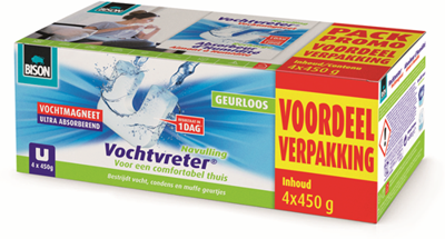 Bison Vochtvreter Sachet Krachtige werking Neutraal | 230 mm - 6314044 Bison Vochtvreter Sachet Krachtige werking Neutraal | 230 mm - 6314044