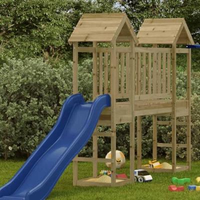 VidaXL Speeltoren 53x46,5x194 cm geïmpregneerd grenenhout