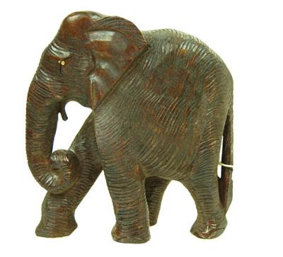 Houten Beeld Olifant (16 x 15,5 x 8 cm) Houten Beeld Olifant (16 x 15,5 x 8 cm)