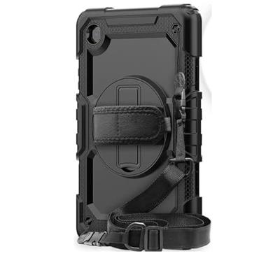 Casecentive Handstrap Pro Hardcase met handvat Galaxy Tab A8 2022 zwart