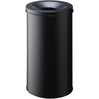 Durable Papierkorb Safe, Durable, Stahl, schwarz, 60 Liter, selbstverlöschend mit Flam 330701 Prullenbak 60 l (Ø x h) 375 mm x 662 mm Staal Zwart 1 stuk(s)