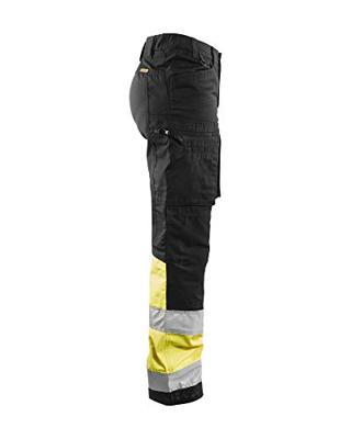 Blåkläder Dames werkbroek High-Vis met stretch 71611811 | Zwart/High-Vis Geel | Maat 38 - 7330509615737 Blåkläder Dames werkbroek High-Vis met stretch 71611811 | Zwart/High-Vis Geel | Maat 38 - 7330509615737