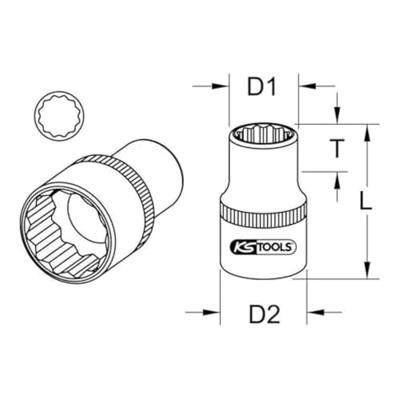 KS Tools 9113998 9113998 Verwisselbare kop