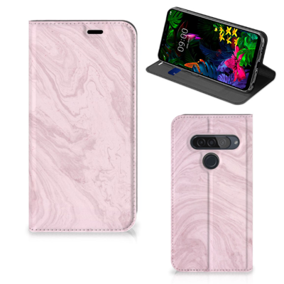 LG G8s Thinq | Standcase | Marble Pink - Origineel Cadeau Vriendin LG G8s Thinq | Standcase | Marble Pink - Origineel Cadeau Vriendin