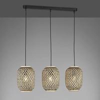 Fischer & Honsel Rotan 3-lichts hanglampHummel - 60706 - thumbnail