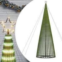 VidaXL Led-kerstboom 1544 leds 500 cm warm wit - thumbnail