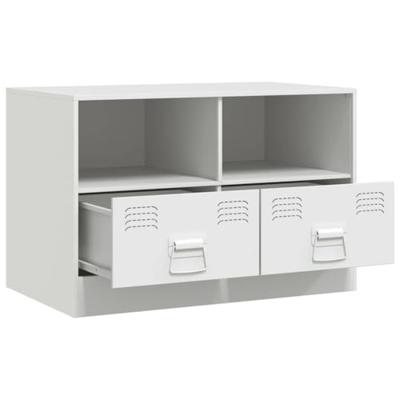 Tv-meubel 67x39x44 cm staal wit