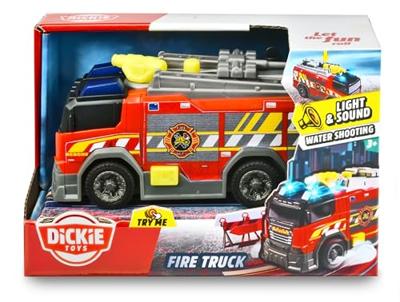 Dickie brandweerwagen met licht en geluid Dickie brandweerwagen met licht en geluid