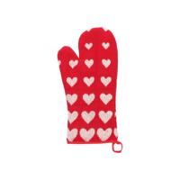 Bunzlau Castle Ovenwant Hearts Rood - thumbnail