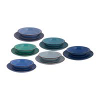 Serviesset Curaçao - Blauw - 18-delig - thumbnail