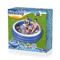 Bestway Opblaasbare Familiebad 231x219x79 +6 Jaar Tuin 54422 - thumbnail